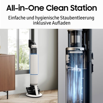 Samsung Bespoke AI Jet Akku+ Wet&Clean | 280 W, 2 Akkus, Wischfunktion, All-in-One-Station, Santorini Beige