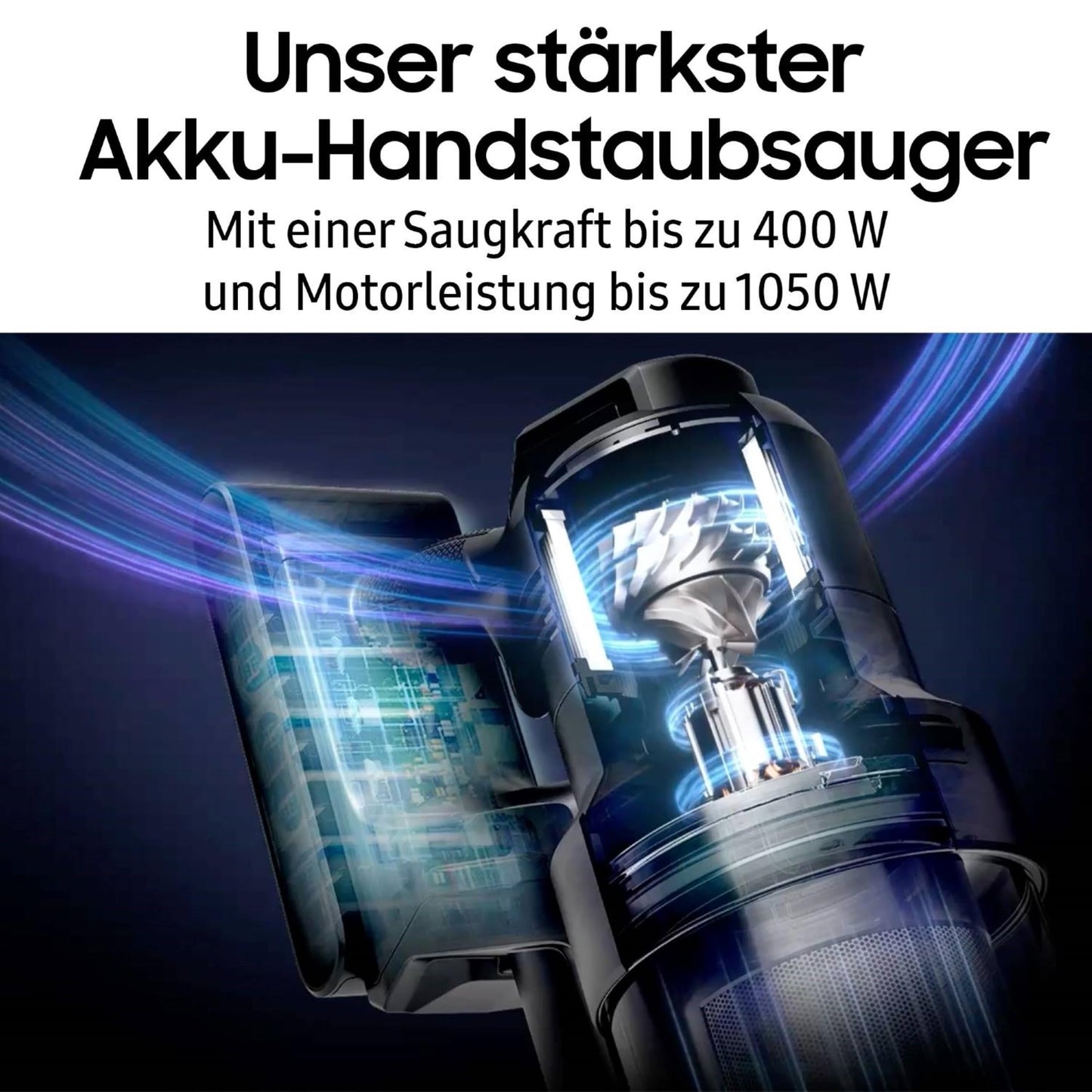 Samsung Bespoke AI Jet Ultra Akku+ CompleteClean | 400 W, 2 Akkus, All-in-One-Station, Pet Tool+, Satin Black